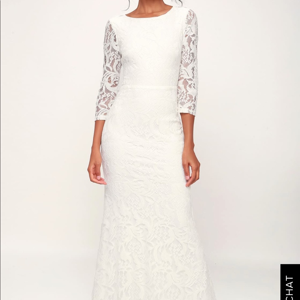 White Lace Lulu Dress